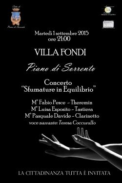 LAPILLI. Locandina Concerto Sfumature in Equilibrio Theremin
