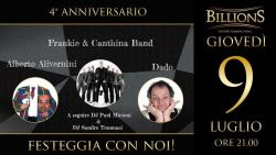 LAPILLI 9 luglio anniversario BILLIONS