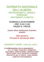 Locandina Giornata albero 150