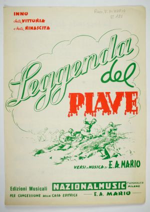LAPILLI Locandina La Leggensda del Piave