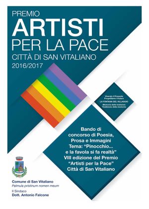 LAPILLI Locandina premio artisti per la pace 2017