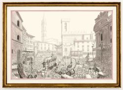 LAPILLI 25 Pablo Bronstein Festeggiamenti in Piazza San Firenze 2015 courtesy Museo Marino Marini ph Andrea Rossetti
