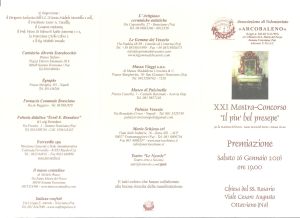 LAPILLI brochure XXI mosrra presepi premiazione 001
