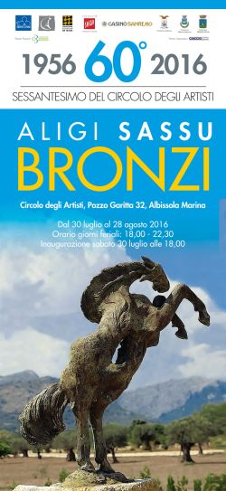 LAPILLI. 2016 ALIGI SASSU Bronzi locandina