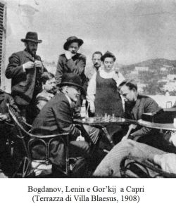 LAPILLI Bogdanov Lenin e Gorkij a Capri