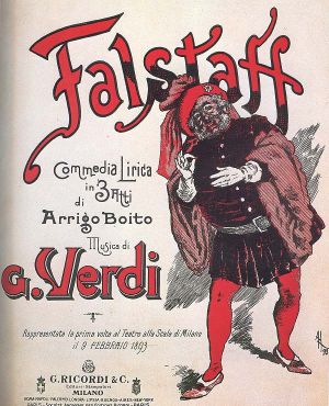 LAPILLI Locandina falstaff verdi