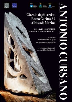 2021 Antonio Cursano al Circolo degli Artisti Locandina Invito 250