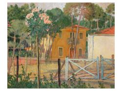 Galileo Chini La casa delloblio 1933 olio su compensato cm 65x80 250