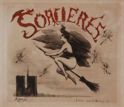 CF Joseph Apoux Sorcières acquaforte e acquatinta 1888 Collezione Invernizzi bassa 250