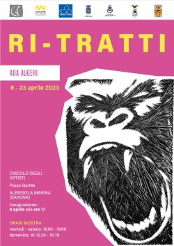 2023 Ada AUGERI al Circolo degli Artisti LOCANDINA INVITO 250