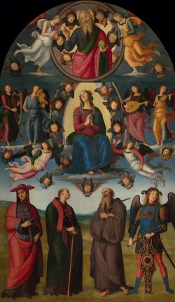 Pietro Perugino Assunzione della Madonna e Santi 2480x4259 250