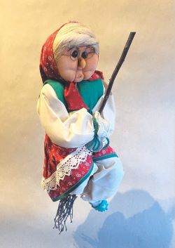 23 Cloth witch doll 250