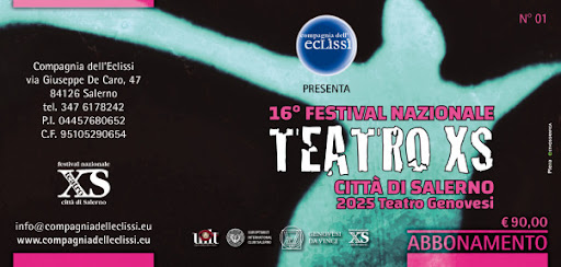 locandina teatro festival XS 16 edizione