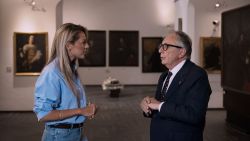 Barbara Petrillo con Lucio dAlessandro allinterno del Museo Storico del Suor Orsola 250