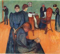 Munch. Morte nella camera di un malato. 250