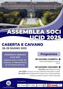Locandina Assemblea Nazionale UCID 2025 250