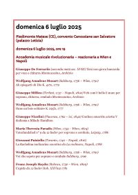 domenica 6 luglio 2025 1 Il Trionfo del Tempo e del Disinganno 001 200