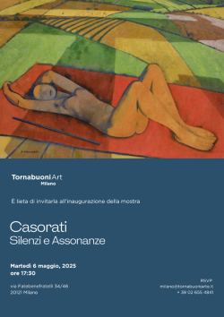 Casorati. Silenzi e Assonanze INVITO ITA 250