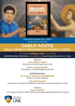Locandina Presentazione libro Carlo Acutis 250