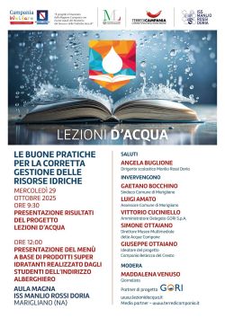 Lezioni dacqua eventi finali 250
