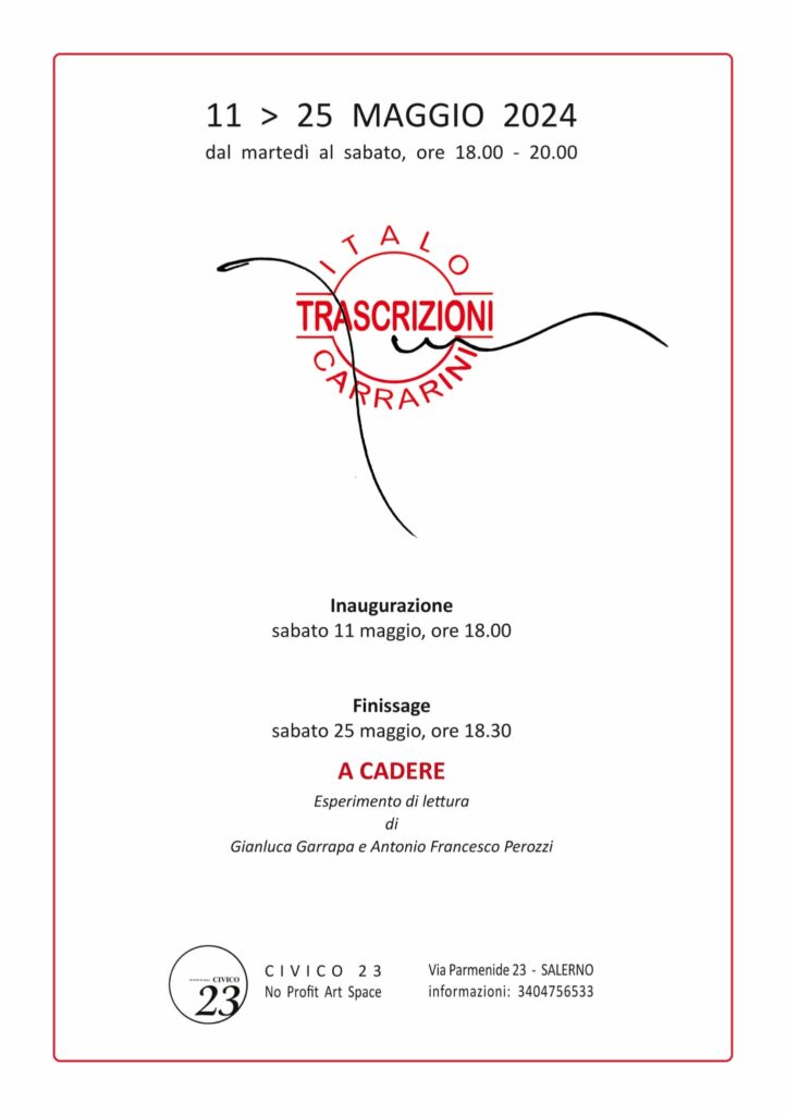 LOCANDINA carrarini