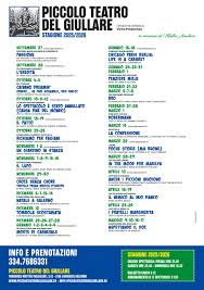 programma teatro giullare 2025